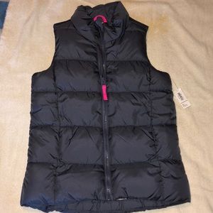 Pink and grey girls vest